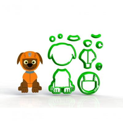 Cortador Patrulha Canina - Zuma Modular Corpo Tamanho 7 Cm