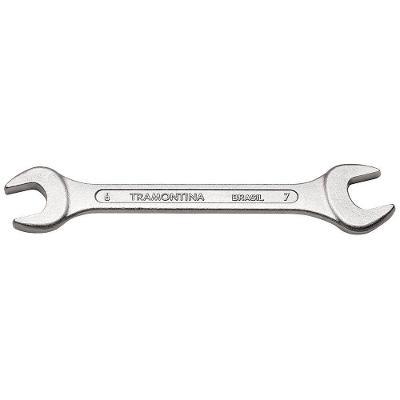 Chave Fixa 6x7 Mm Tramontina Basic Com Corpo Em Aço Especial Cromado Tramontina