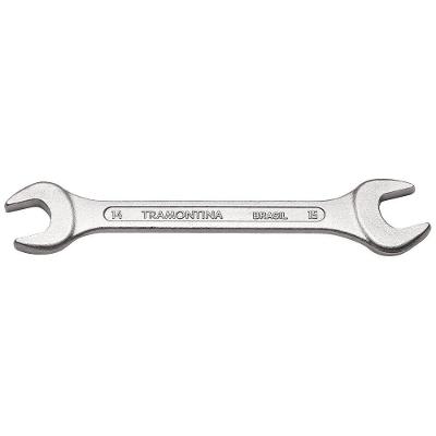 Chave Fixa 14x15 Mm Tramontina Basic Com Corpo Em Aço Especial Cromado Tramontina