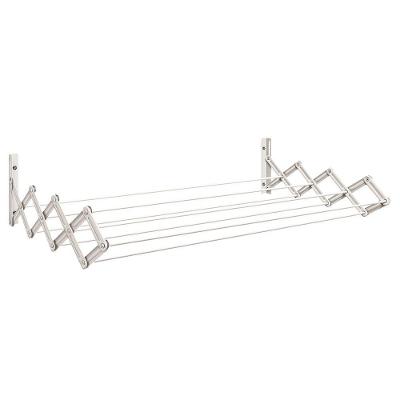 Varal Sanfonado 600Mm Estrutura Em Aço Vs600 Branco