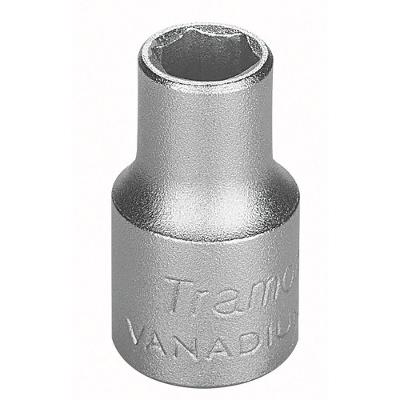 Soquete Sextavado Em Aço Cromo Vanádio 7 Mm - Encaixe 3/8" Tramontina Pro Tramontina