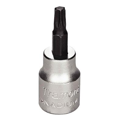Soquete Em Aço Cromo Vanádio Ponta Trafix T27 - Encaixe 3/8" Tramontina Pro Tramontina