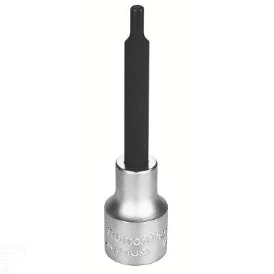 Soquete Em Aço Cromo Vanádio Ponta Ribe Longa 5 Mm - Encaixe 1/2" Tramontina
