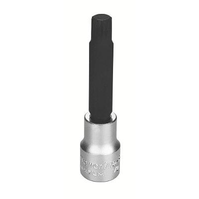 Soquete Longo Em Aço Cromo Vanádio Ponta Multidentada 12 Mm - Encaixe 1/2" Tramontina