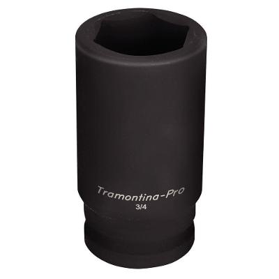 Soquete De Impacto Sextavado Longo Em Aço Cromo Molibdênio 32 Mm - Encaixe 3/4'' Pro