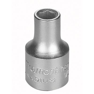 Soquete Sextavado Em Aço Cromo Vanádio 3/8" - Encaixe 1/2" Tramontina Pro Tramontina