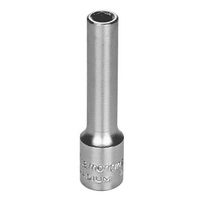 Soquete Sextavado Longo Em Aço Cromo Vanádio 6 Mm - Encaixe 1/4" Tramontina Pro Tramontina