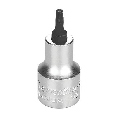 Soquete Em Aço Cromo Vanádio Ponta Trafix T25 - Encaixe 1/2" Tramontina Pro Tramontina