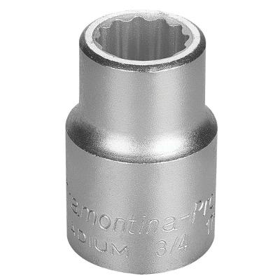 Soquete Estriado Em Aço Cromo Vanádio 19 Mm - Encaixe 3/4" Tramontina