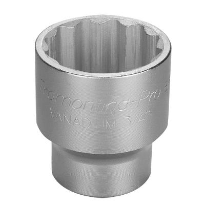 Soquete Estriado Em Aço Cromo Vanádio 46 Mm - Encaixe 3/4" Tramontina