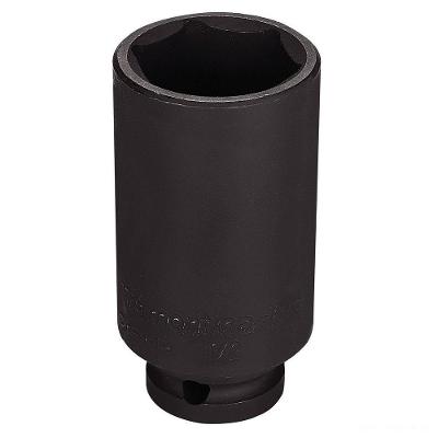 Soquete De Impacto Sextavado Longo Em Aço Cromo Molibdênio 1'' - Encaixe 1/2'' Pro