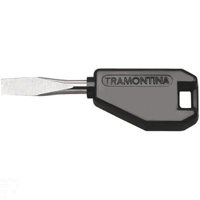 Mini Chave De Fenda Ponta Chata 3/16x1'' Tramontina Basic Com Haste Em Aço Especial Tramontina