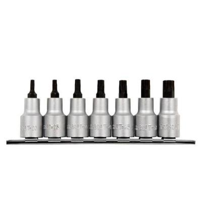 Jogo De Chave Soquete Hexalobular 1/2" Com 7 Peças Waft