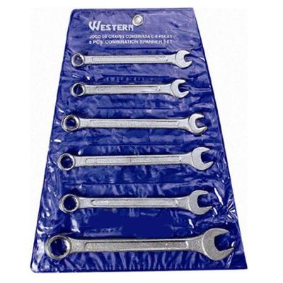 Jogo Chave Combinada Aperto Sextavado 6mm - 13mm 6 Peças