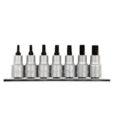 Jogo De Chave Soquete Hexalobular 1/2" Com 7 Peças Waft