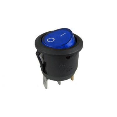 Chave Liga Desliga Kcd1 Neon 3 Terminais 10 Unidades Azul