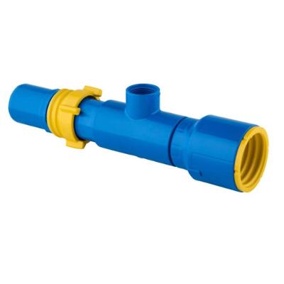 Saída Para Aspersor Engate Roscável 3" X 1.1/2" Pvc Azul