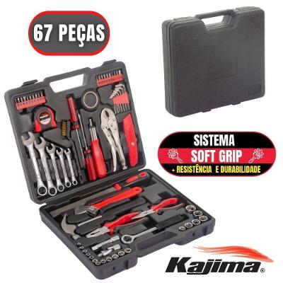 Maleta De Ferramentas Kajima Jfh67p C/ 67 Peças