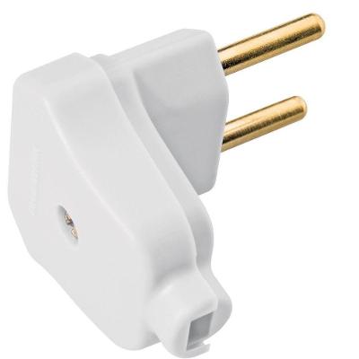 Plugue Angular 2p 10 A 250 V Tramontina Branco Tramontina