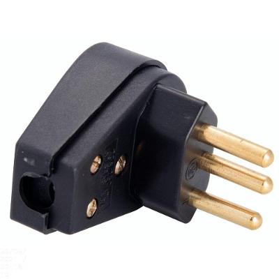 Plugue Angular 2p+t 20 A 250 V Tramontina Preto Tramontina