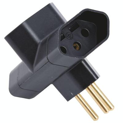 Plugue T 2p+t 250 V 10 A Tramontina Preto Tramontina