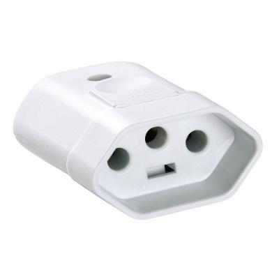 Plugue Fêmea 2p+t 20 A 250 V Tramontina Branco Tramontina