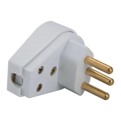 Plugue Angular 2p T 20a 250v Branco Tramontina 57402 011