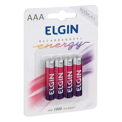 Pilha Recarregavel Aaa 900Mah C/4 82169