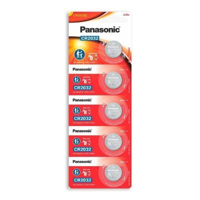 Bateria Cr 2032 Botão Panasonic Cartela Com 05 Unidades - Pç - 5