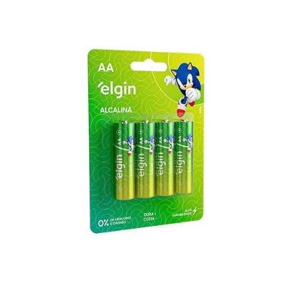Pilha Alcalina Aa4 Elgin Cartela C-2un - Pç - 4