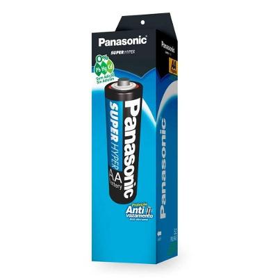 Pilha Comum Aa Pequena Panasonic Tubo Com 52 Unidades Um-3sh936 - Pç - 52