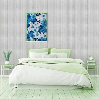 Papel De Parede Infantil Madeira Cinza