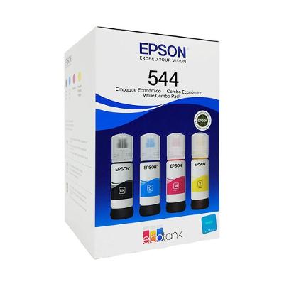 Kit Refil De Tinta Epson 544, Preto/magenta/ciano/amarelo, 65ml - T544520-4p