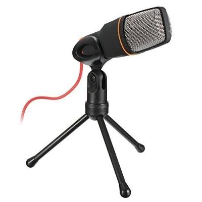 Microfone Condensador Omnidirecional Preto