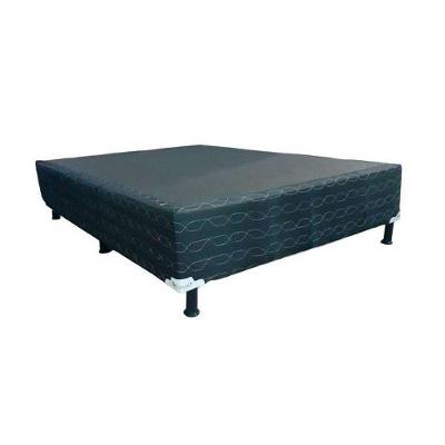 Base Para Cama Box Casal Atenas 138X188Cm Topazio Preto
