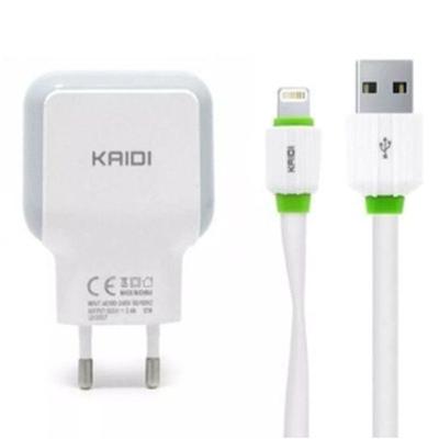 Carregador Celular E Fonte Usb 2.4a Duplo Usb Kaidi Kd 605