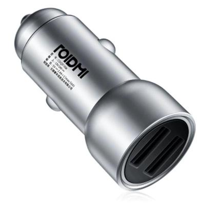 Carregador Veicular Roidmi C1 Dual Usb 2.4a X 2 Máx 3.6a