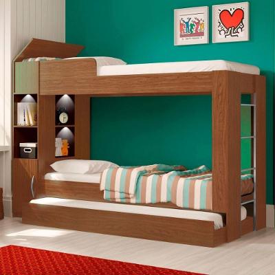 Beliche Ditália Cama Auxiliar Com Kit Luz Cm-15 Cor:diamond
