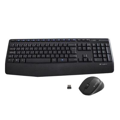 Wireless Combo MK345 Teclado + Mouse Sem Fio USB Preto Logitech