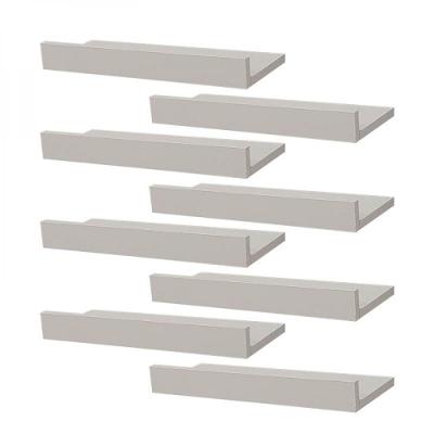 Kit 8 Prateleiras Porta Quadros 60 X 10cm Suporte Invisível
