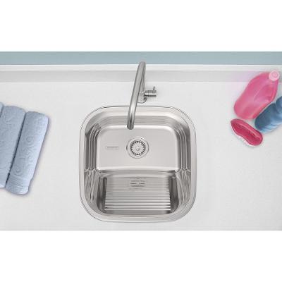 Tanque De Encaixe Tramontina Hera 23 L Em Aço Inox 40X40 Cm