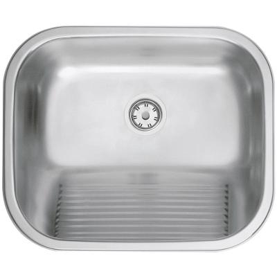 Tanque De Encaixe Hera 30 L Em Aço Inox Acetinado 50x40 Cm