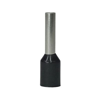Terminal Pré-isolado Pino Tubular 1,5mm² - Preto - 50 Unidades