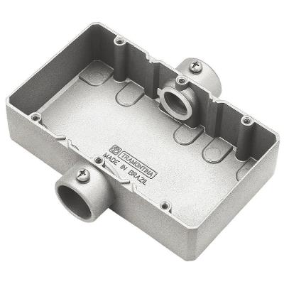 Condulete Triplo 3/4" Tipo "ct" - Sem Tampa / Sem Rosca / Com Pintura Eletrostática A Pó Tramontina
