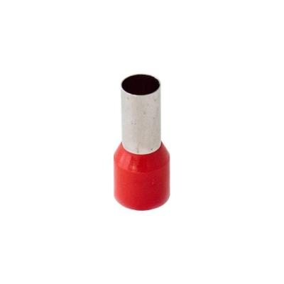 Terminal Pré-isolado Pino Tubular 35,0mm² - Vermelho - 50 Unidades