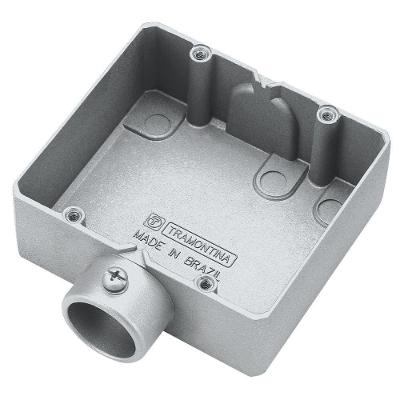 Condulete Duplo 3/4" Tipo "ed" - Sem Tampa / Sem Rosca / Com Pintura Eletrostática A Pó Tramontina