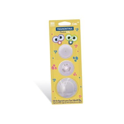 Kit De Reposição Monsterbaby Para Copo Infantil Tramontina 3 Peças Tramontina