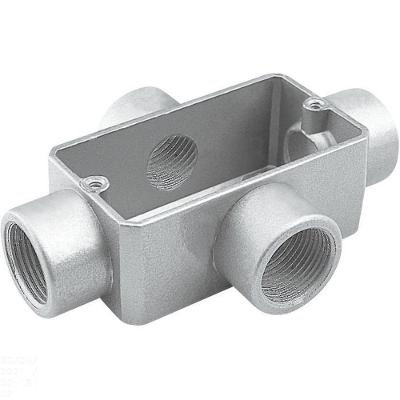 Condulete Fixo 1/2" Tipo "x" - Sem Tampa / Rosca Bsp / Com Pintura Eletrostática A Pó Tramontina