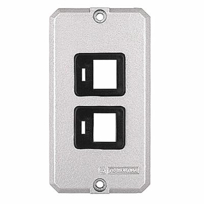 Tampa Para Condulete 1/2" E 3/4" Com 2 Postos Com Suporte Para Rj Tramontina