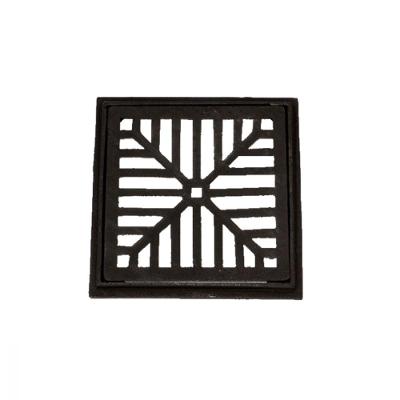 Ralo Com Caixilho De Ferro Fundido Captação Esgoto 10X10Cm